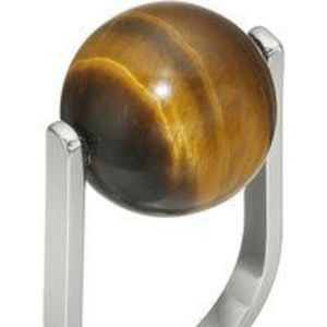 French Connection Orbital Tigers Eye Ring NWT